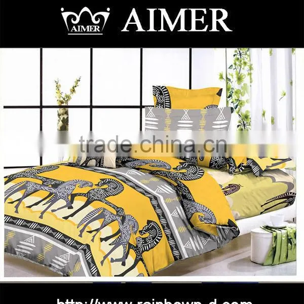 Trade Assurance 100%cotton Pigment Print Fabric for Bed Sheet/duvet Cover