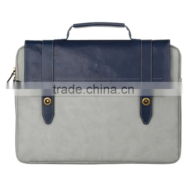 Fashion Baseus British Design Sleeve PU Leather Laptop Portable Bag Cover For Notebook Universal 14.1" TB-0121 photo-2