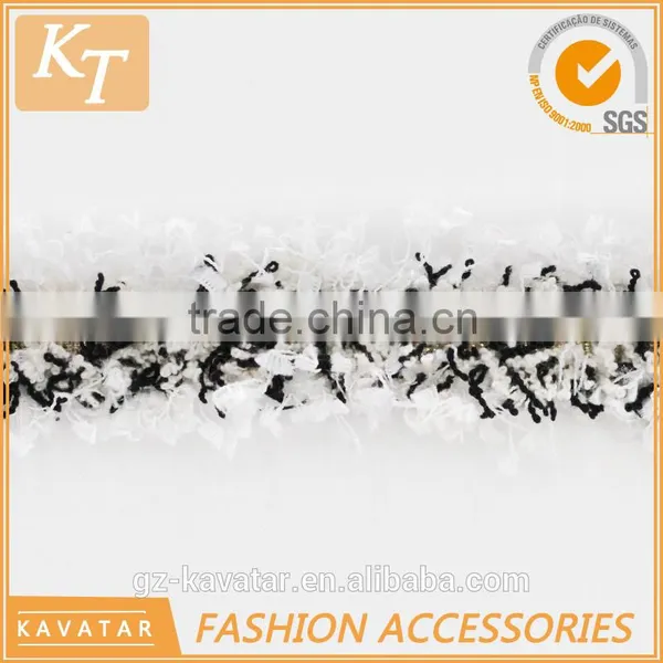 Latest Fashion Trend Golden Ribbon Band With Colorful Fringe photo-2