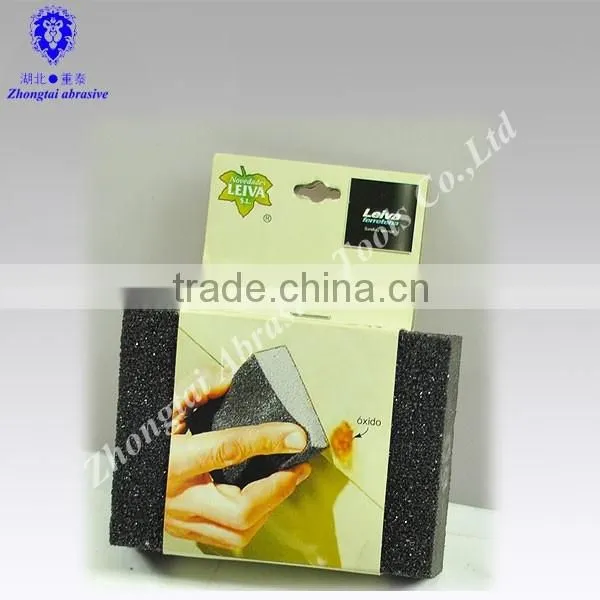 Cleaning Magic Black Low Density Abrasive Sanding Sponge or Sanding Block photo-3