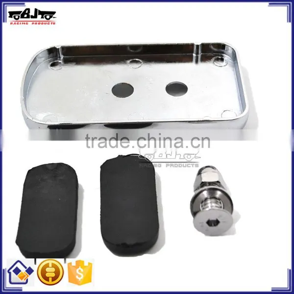 for Suzuki BJ-FP216-047 Aftermarket Chrome Brake Pedal Cover Aluminum With Non-slip Rubber Pads for Yamaha Road Star photo-3