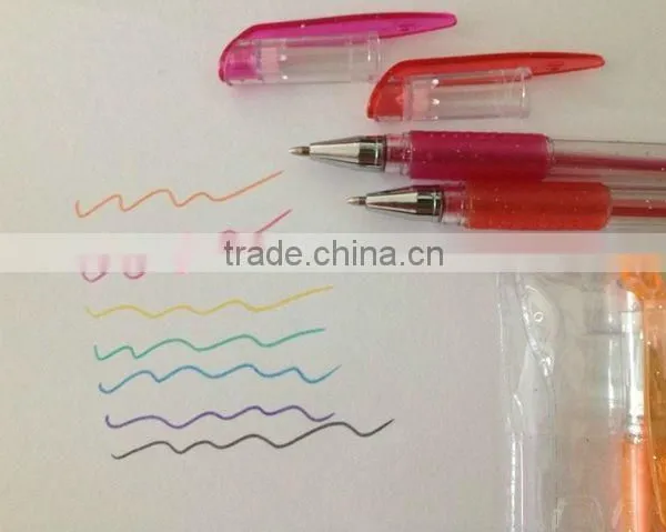 High Quality Factory Direct Selling Multicolor Flash Gel Pen photo-3