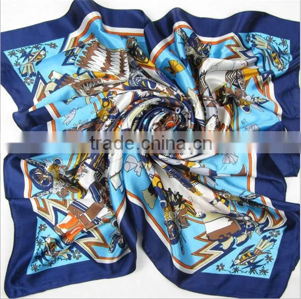 Factory Price Cheap Gift Silk Chiffon Custom Silk Scarf as Promotional Gift photo-3