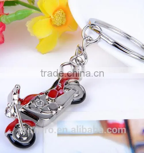 Cheap Hot Sale 3D Simulation Model Motorcycle Metal Key Chain Keyring Jewelry photo-5