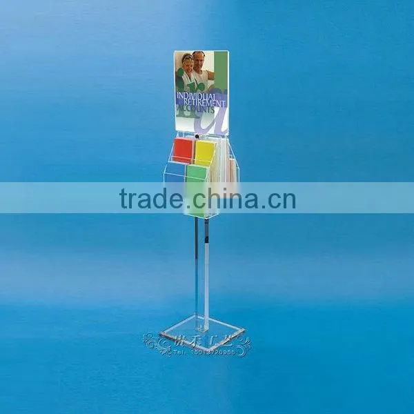 Clear Brochure Holder, Magazine Holder for Magazine, 2015 Fashion Acrylic Magazine Holder photo-4
