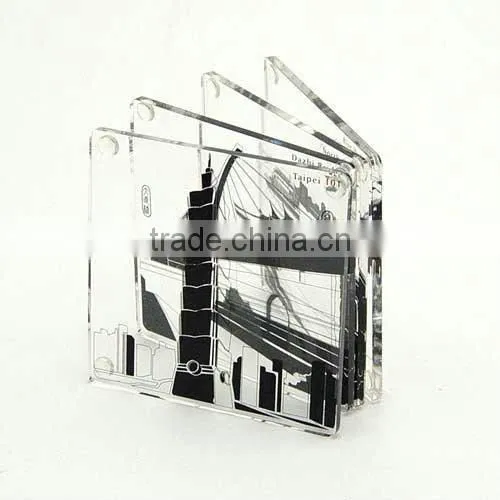 High Quality Clear Glass Drink Coasters,customized Coaster Quality Choice photo-2
