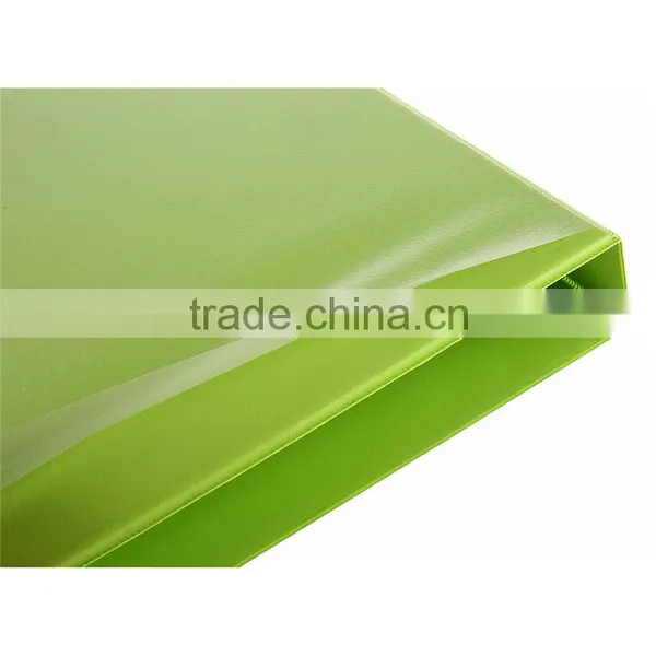 2016 Top Selling Double Sides Leather PP Expandable 3 Ring File Folder Colorful For Interview photo-6