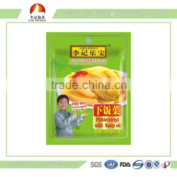 Chinese Famous Brand Pickle With Spicy Oil, Healthy Food