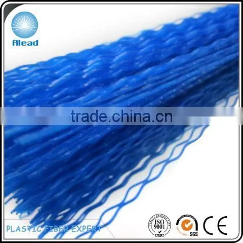 High Performance Diameter 0.25mm Blue Color Crimped PP Brush Monofilament Polypropylene Filament for Sanitary Brush photo-3