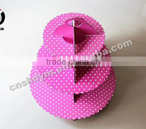 High Quality Cardboard Wholesale Cake Stand