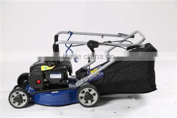 China 16inch Wheel Adjustable Grass Cutting B&S B450E American Gasoline Engine Wholesale Manual Cheap Mini Lawn Mower for Sale photo-4