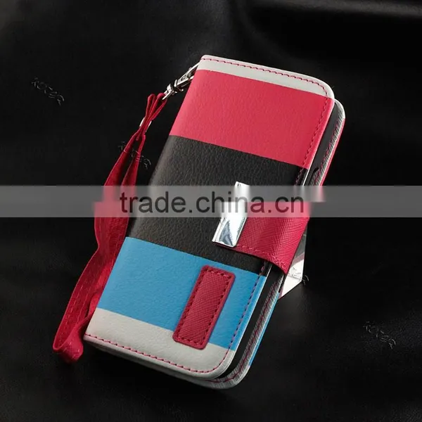 Colorful Wallet Flip Cell Phone Case for IPhone 5/5s photo-3