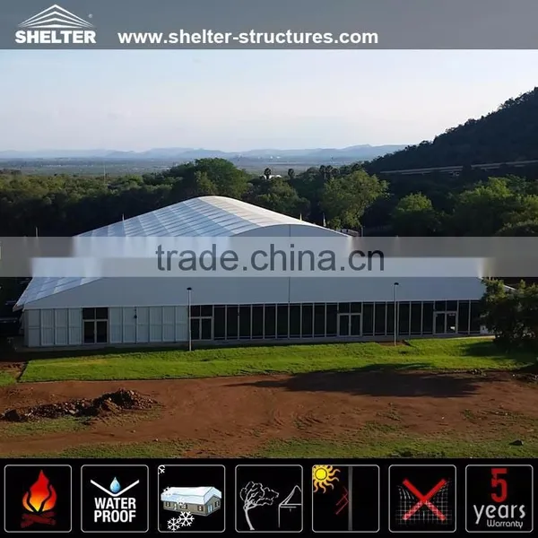 30m Temporary White PVC Fabric Dome Tent Industrial Warehouse Tent for Sale photo-2