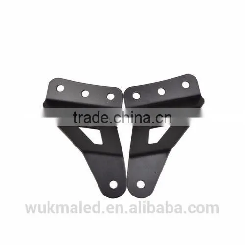 2pcs 50" Curved LED Light Bar Mount Brackets Windshield Fits 2007-2013 Chevy/GMC photo-6
