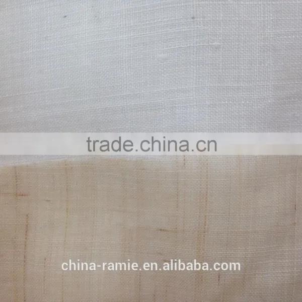 Bleached Ramie Fabric With Softening photo-3