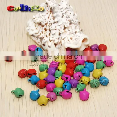 6mm JINGLE BELLS Beads Christmas Craft Bell For Tree Cat Collar Mix Colorful #FLQ095 photo-2