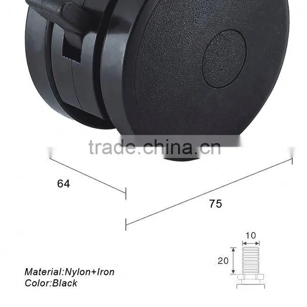 Guangzhou Furniture Wholesale1.5 Inch Caster Wheel photo-3