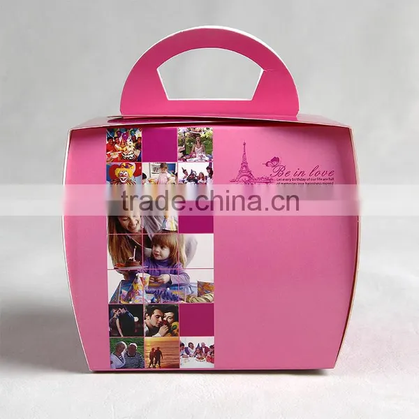 Dessert Packaging Box With Handle for Chocolate Cake photo-2