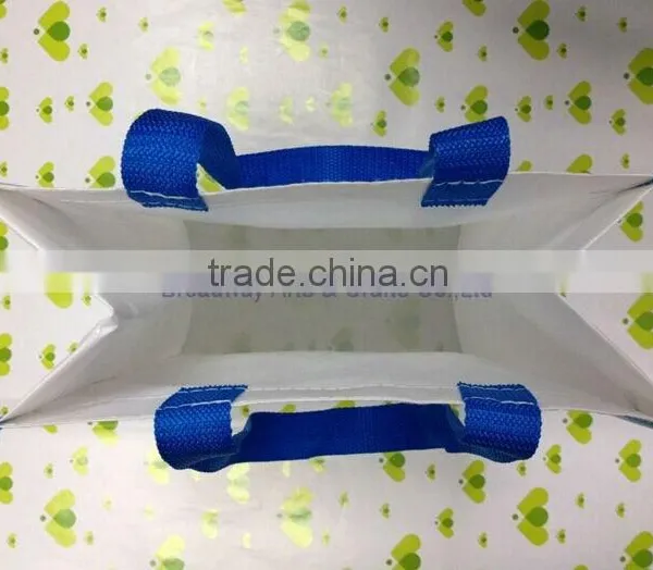 Reuseable TNT Promotional Custom Shopping Bag Printing With Simple Logo Printing photo-4