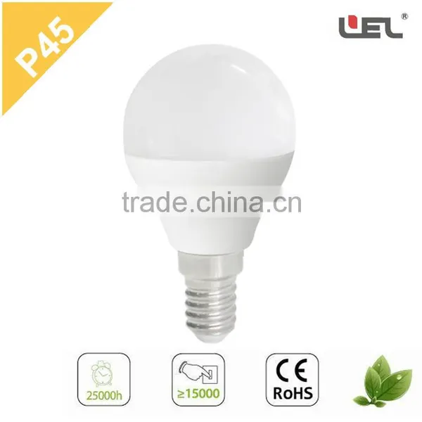 Led Bulb Lamp CE-approved P45 E14 4W Ceramic Bongs Plastic Housing Globe LED Light Bulb Led Light Bulb Speaker photo-2