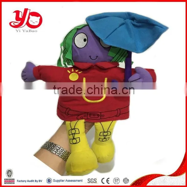 Handmade Stuffed Puppet Plush Doll Hand Puppet photo-3