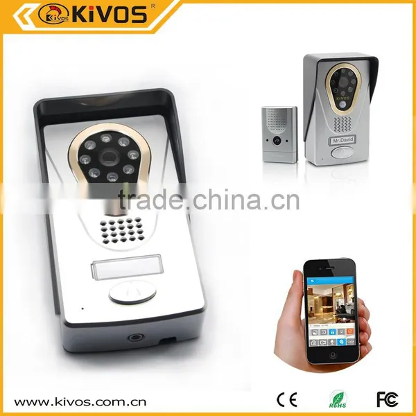 KIVOS Home Security Doorbell Smart Wireless PIR Night Vision Wi-fi Video Doorbell