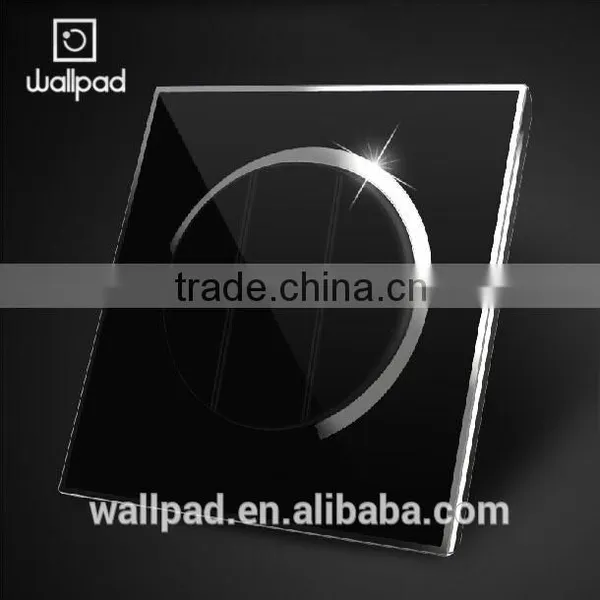 Best Selling Wallpad Black Waterproof Acrylic Glass 110~250V EU UK 3 Gang 2 Way Electric Power Supply Push Press Button Switch photo-3