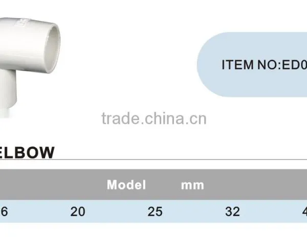 Top Quality ERA Brand PVC Insulating Electrical Elbow, PVC Electrical Elbow, PVC Coupling photo-2
