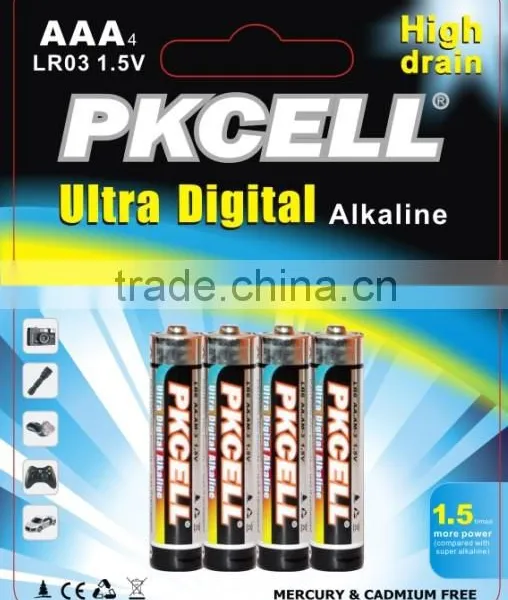 Mercury & Cadmium Free Ultra Alkaline Primary Dry Dattery
