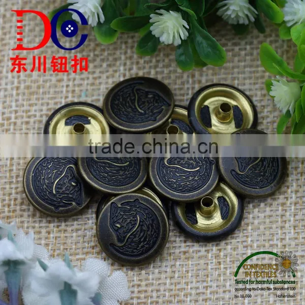 15MM New Design Logo Bronze Ecofriendly Spring Snap Button Garment Accessory photo-6