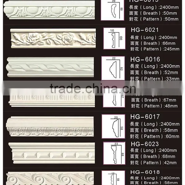 Luxury Easy Installation Polyurethane Styrofoam Ceiling Molding in House Decoration photo-4