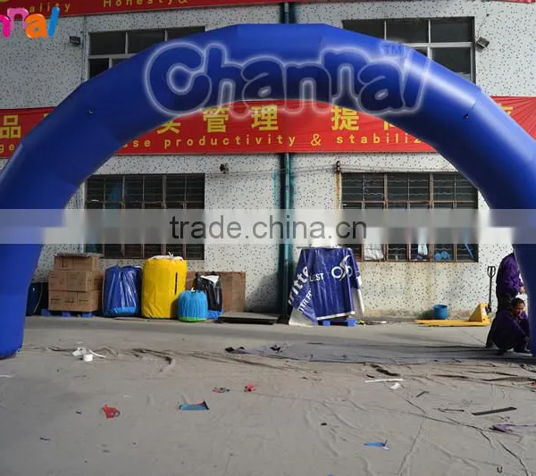 2016 NEW Design Mini Inflatable Rain Bown Blue Racing Arch photo-3