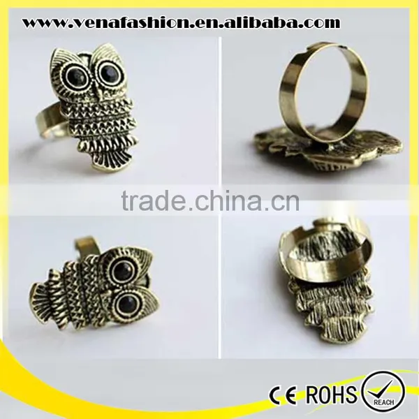 Online Shopping Beautiful Finger Owl Ring Designs photo-3