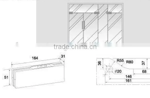 Everstrong Glass Door Fitting With Item Number ST-I010 Patch Fitting photo-2