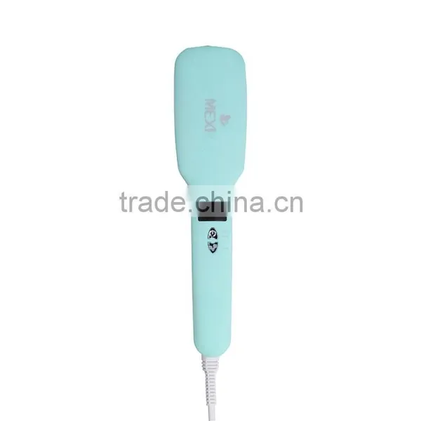 Rubber Coating PTC Heating Gorgeous Anion Hair Straightener Hair Straightener Brush photo-6