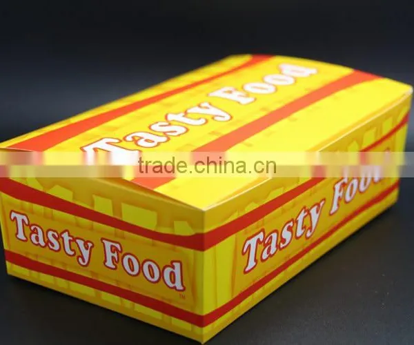 Disposable Custom Logo Printed Food Grade Paper Snack Paper Middle Box photo-3