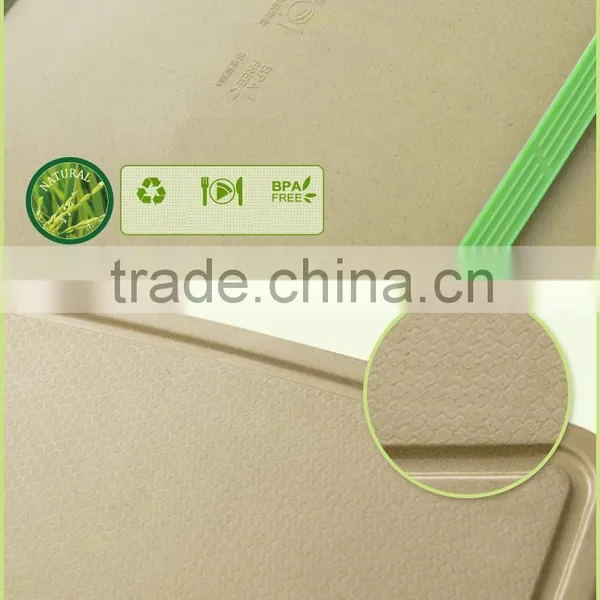 Food Safe Natural Eco-friendly Rice Husk Bamboo Chopping Board photo-4