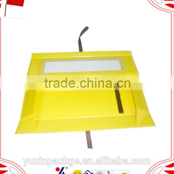 Wholesale Custom Clear Hair Extension Packaging With Ribbon
