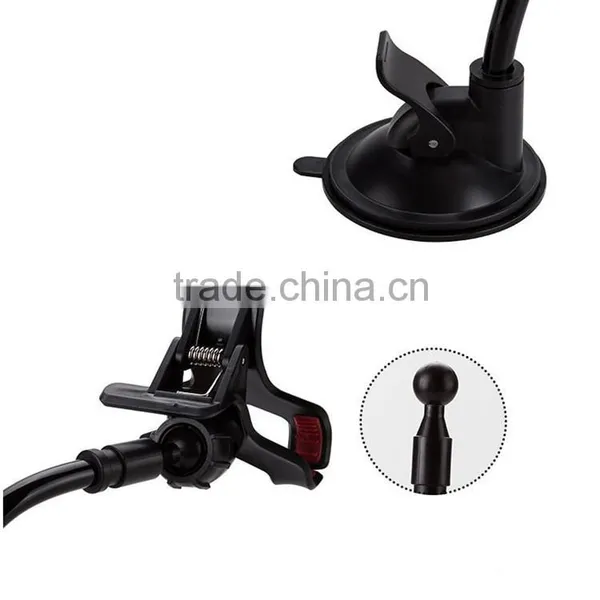 Hight Quality Car Mount Holder 360 Rotation Windshield Bracket for GPS Mobile Phone Long Double Car Holder Wholesale photo-5