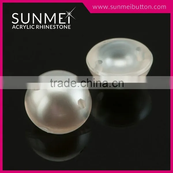 Wholesale Flat Back Plastic Pearls in Bulk photo-4