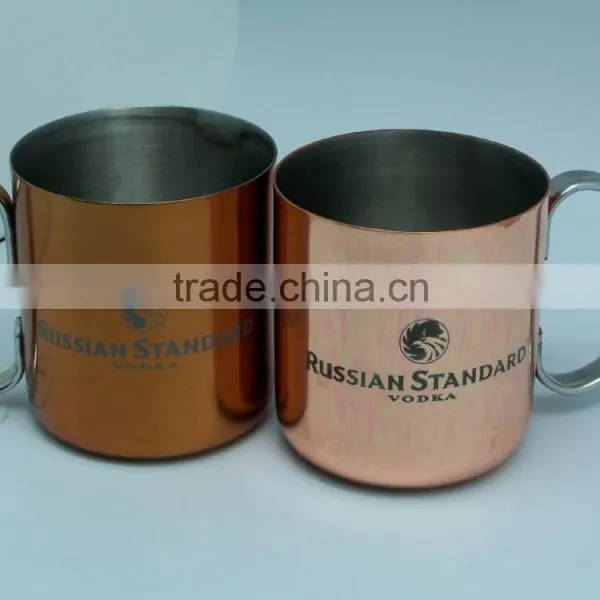 Moscow Mule Copper Mugs/ Copper Mug for Vodka and Moscow Mule/ Antique Copper Mug photo-2