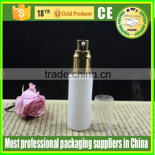 White Opal Glass Lotion Bottle and Glass Cream Bottle photo-2
