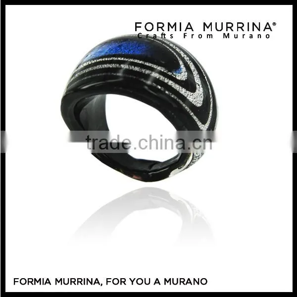 Murano Glass Ring,Size 8,HandMade Murano Art Glass Ring