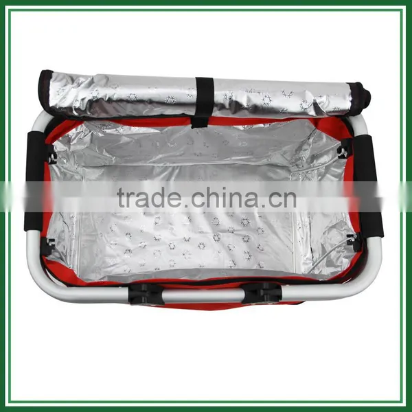 2 Persons Type and Polyester Material Collapsible Picnic Basket photo-2