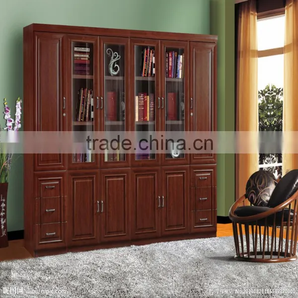 Customized Solid Wood Library Cabinet