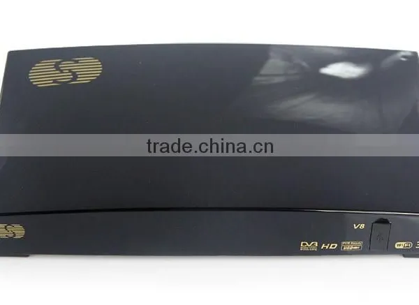 Factory Price Original S V8 HD Receiver S-v8 Support USB WIFI,YOUTUBE,YOUPORN,WEB TV photo-5