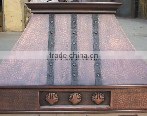 Island Mounted Canopy in Copper