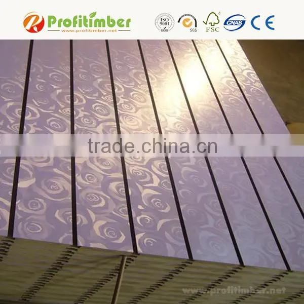 Grooved MDF Wooden Board Slat Wall Display photo-5