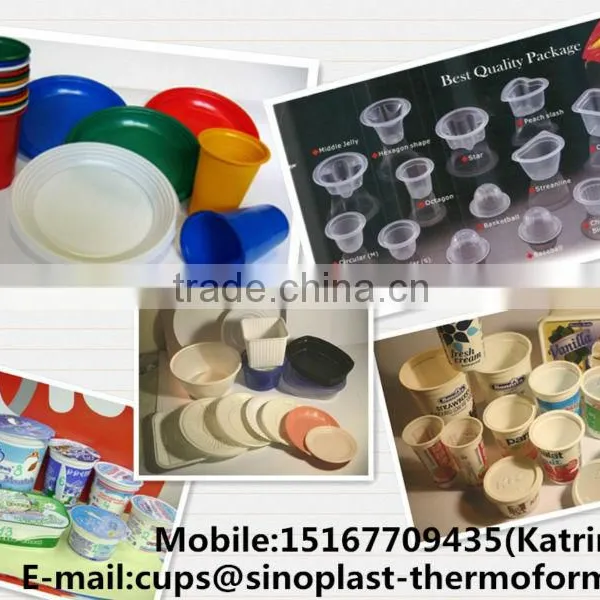 Disponsable Plastic Thermoforming Machine for Lid photo-3