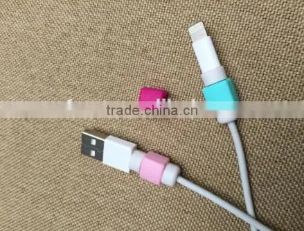 Hot Selling Cellphone Cord Protector , Earphone Cable Protector , Mobile Phone Data Cable Silicone Protector photo-3